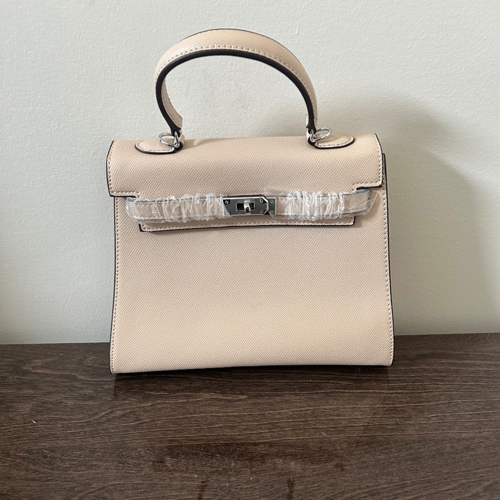 Little satchel bag creamy color